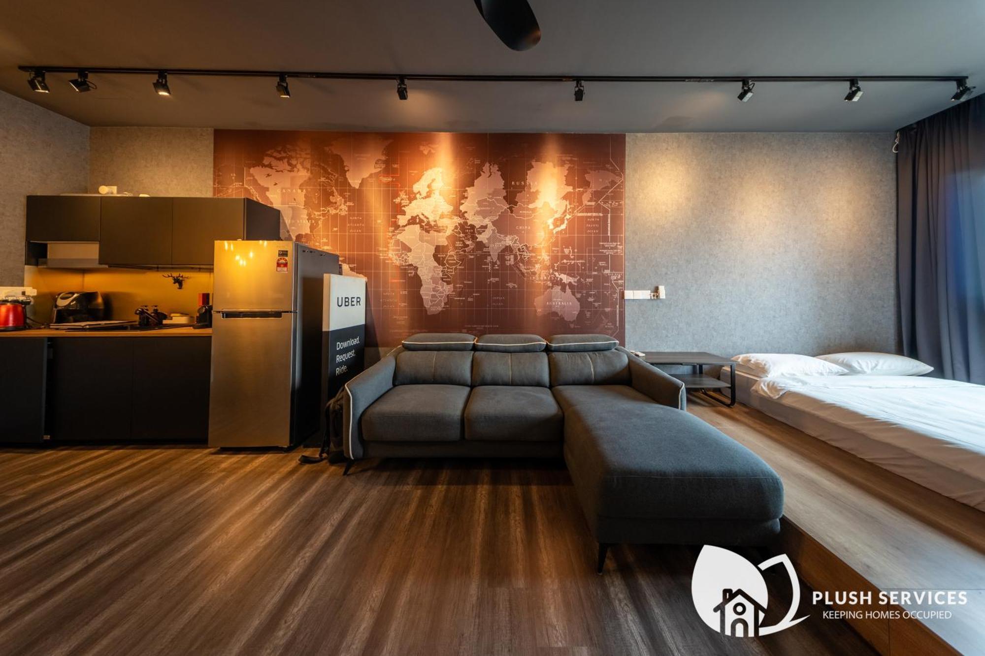 Highpark Suites At Petaling Jaya, Kelana Jaya By Plush Pokoj fotografie